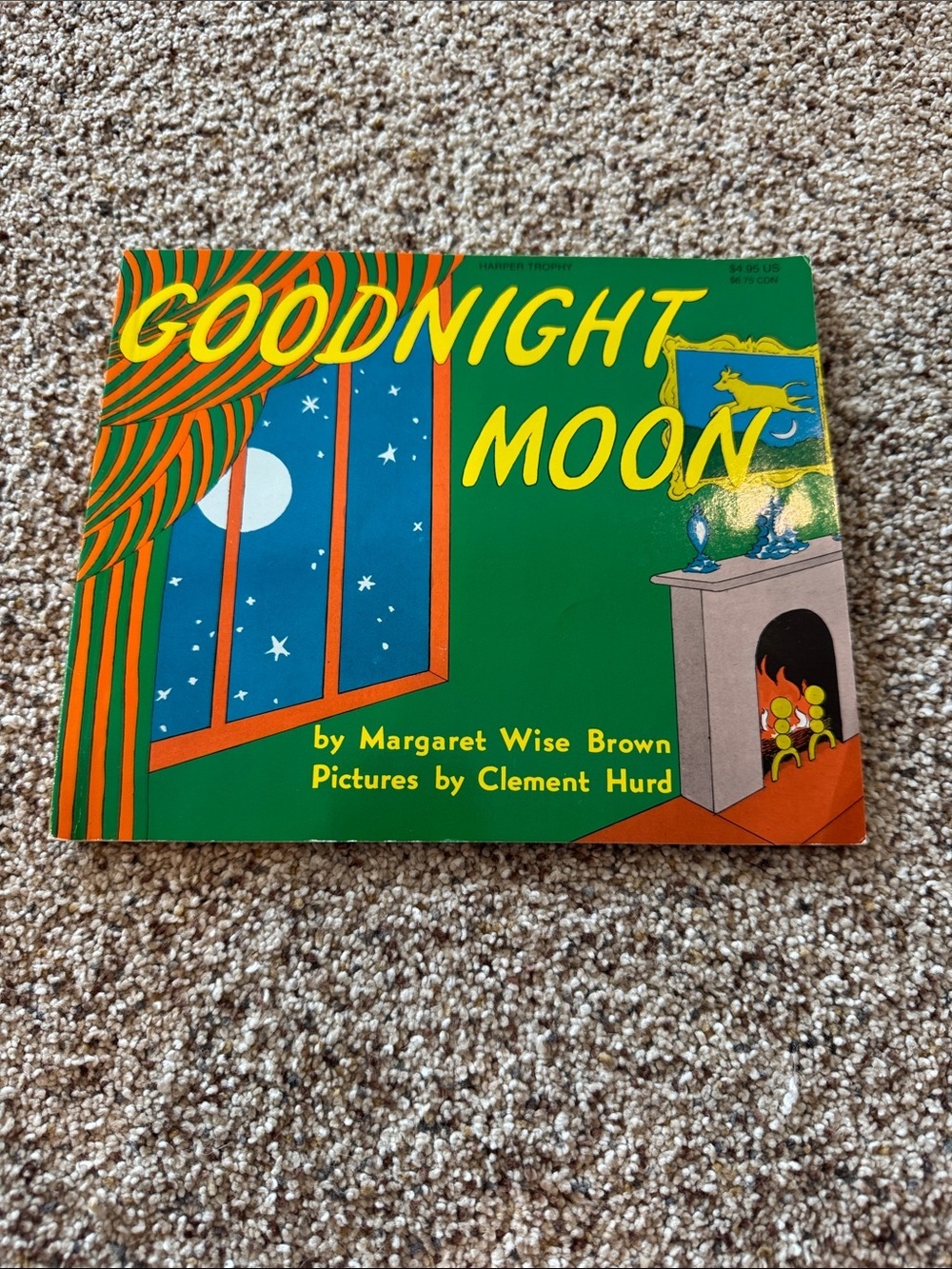 Goodnight Moon Picture Book - Green Cover